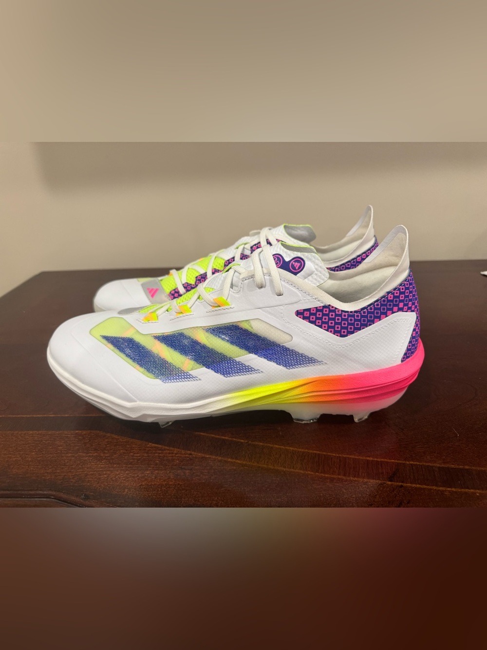 adidas Adizero Impact TPU "Warp Speed" Baseball Cleats Size 15